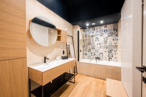 Renovierung Badezimmer mit Indigo